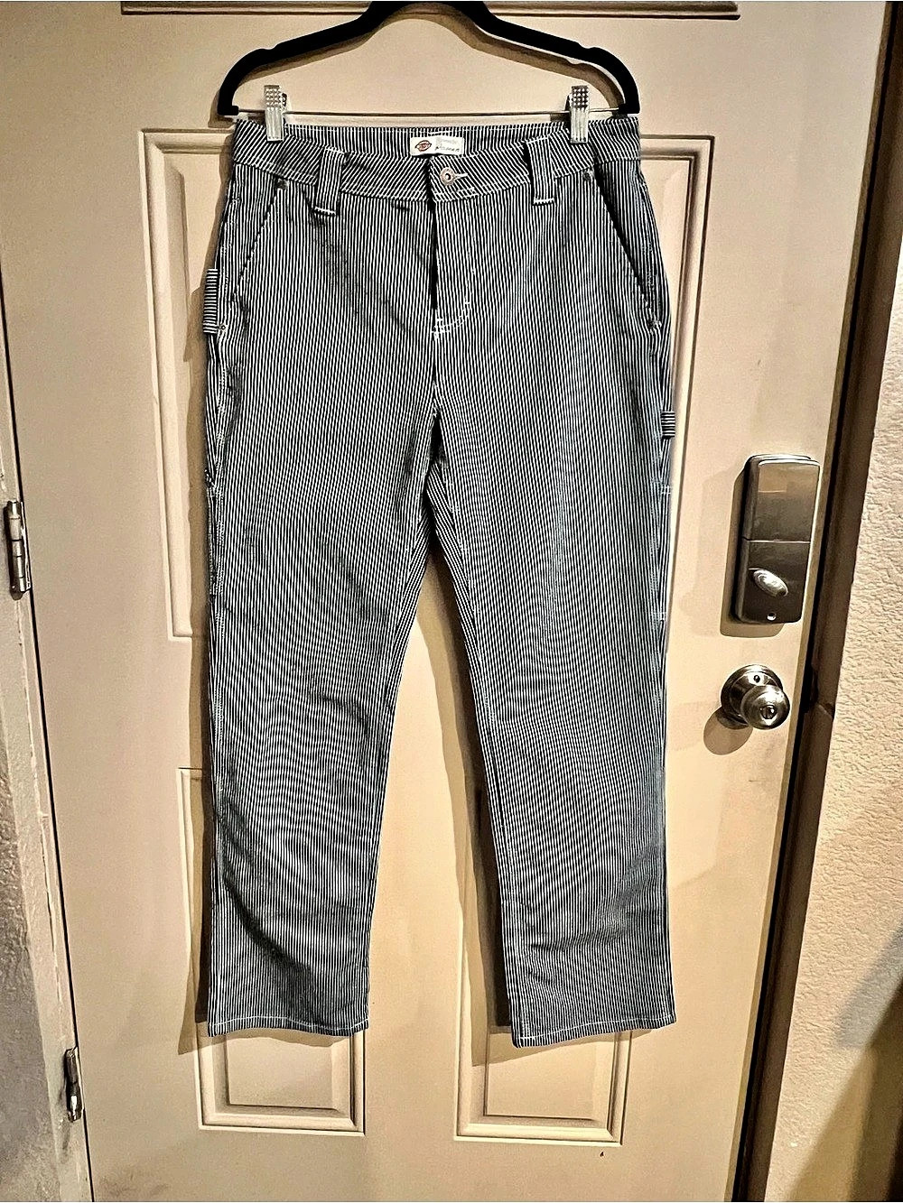 Dickies Hickory Railroad Striped Pants - Relaxed Womens 8R NWOT